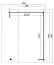Overkapping / kapschuur G282 onbehandeld - blokhut profielplanken 34 mm, oppervlakte: 12,26 m², zadeldak