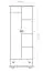 kledingkast massief grenen, natuur Junco 10W - Afmetingen 195 x 84 x 59 cm (H x B x D)
