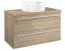 het wastafelmeubel Bidar 60, kleur: eik - 53 x 90 x 45 cm (H x B x D)