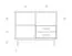 Ladekast /dressoir Kumeu 33 massief geoliede wilde eik - Afmetingen: 80 x 97 x 45 cm (H x B x D)