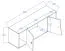hangkast / hangelement Sirte 13, kleur: eiken / wit hoogglans - Afmetingen: 41 x 120 x 32 cm (H x B x D)