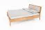 Tweepersoonsbed Wellsford 03 geolied massief wild eiken - Lig vlak: 180 x 200 cm (B x L)