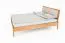 Eenpersoonsbed / logeerbed Wellsford 03 geolied massief wild eiken - Lig vlak: 90 x 200 cm (B x L)