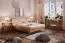Tweepersoonsbed Wellsford 03 geolied massief wild eiken - Lig vlak: 180 x 200 cm (B x L)