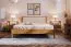 Tweepersoonsbed Wellsford 03 geolied massief wild eiken - Lig vlak: 180 x 200 cm (B x L)