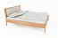 Tweepersoonsbed Wellsford 03 geolied massief wild eiken - Lig vlak: 180 x 200 cm (B x L)