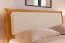 Tweepersoonsbed Wellsford 03 geolied massief wild eiken - Lig vlak: 180 x 200 cm (B x L)