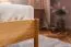 Tweepersoonsbed Wellsford 03 geolied massief wild eiken - Lig vlak: 180 x 200 cm (B x L)
