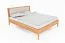 Tweepersoonsbed Wellsford 03 geolied massief wild eiken - Lig vlak: 180 x 200 cm (B x L)