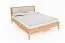 Tweepersoonsbed Wellsford 03 geolied massief wild eiken - Lig vlak: 180 x 200 cm (B x L)
