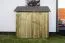 Gartenschrank / Geräteschrank Vilsegg, FSC®, kesseldruckimprägniert grün - Außenmaße mit Dach: 187 x 92 x 180 cm (L x B x H)