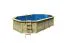 Zwembad / pool van hout model 4 X SET, kleur: (natuur) keteldruk geïmpregneerd, Ø 632,5, incl. trappen