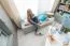 Jugendzimmer - Kommode Skalle 08, Farbe: Grau - Abmessungen: 47 x 94 x 49 cm (H x B x T)