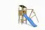 Speeltoren Anton incl. dubbele schommel en golfglijbaan FSC®