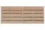 Verhoogd bed tuin 06 van LARIKS hout, naturel, 206 x 103 x 80 cm, met extra verstevigingsbalk, weerbestendig, comfortabele hoogte, rugvriendelijk werken