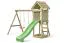 Speeltoren K43 incl. zandbak en dubbele schommel - Afmetingen: 327 x 187 cm (L x B)