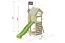 Speeltoren Piraat 01 incl. zandbak en klimwand - Afmetingen: 156 x 123 cm (L x B)