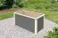 Verhoogd bed tuin 1, kleur: terra grijs, wanddikte 28 mm, afmetingen: 209 x 110 x 92 cm (B x D x H)