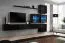 Productnaam: woonwand in eenvoudig ontwerp Balestrand 290
Kleur: Zwart - Afmetingen: 200 x 310 x 40 cm (H x B x D), met veel opbergruimte