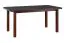 Eettafel ANCE in walnoten, afmetingen 80 x 140/180 cm (B x D), bladhoogte 32 mm, gefineerd tafelblad, gemakkelijk te combineren, houten poten