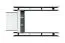 Hangelement met modern design Bjordal 31, kleur: eiken grafiet / wit hoogglans - Afmetingen: 130 x 230 x 35 cm (H x B x D), met 11 vakken