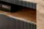 Woonwand / kleur: Ribbeck eik / mat zwart / push-to-open functie / incl. LED-verlichting / afmetingen: 320 x 45 x 192 cm / 2 vitrines / 1 TV-onderkast / 1 wandplank