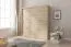 Schwebetürenschrank mit genügend Stauraum Bickleigh 22, Farbe: Eiche Sonoma - Abmessungen: 214 x 200 x 62 cm (H x B x T), mit 10 Fächern