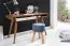 Design bureau / kantoor tafel van massief sheesham hout, kleur: sheesham / wit - afmetingen: 75 x 60 x 117 cm (H x B x D), handgemaakt