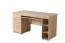 Bureau met toetsenbordlade Delare 01, kleur: Sonoma eik, opbergruimte voor pc-computer, één lade, ABS randen, afmetingen: 75,5 x 145 x 65,5 cm