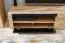 Woonwand / kleur: Ribbeck eik / mat zwart / push-to-open functie / incl. LED-verlichting / afmetingen: 320 x 45 x 192 cm / 2 vitrines / 1 TV-onderkast / 1 wandplank