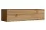 Modern wandmeubel Balestrand 28, kleur: wit / eiken Wotan - Afmetingen: 160 x 270 x 40 cm (H x B x D), met 12 vakken