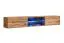 Valand 24 woonkamer wandmeubel, kleur: Wotan eik - Afmetingen: 175 x 270 x 40 cm (H x B x D), met blauwe LED-verlichting