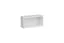 Eenvoudige hangkast Kausland 05, kleur: wit - Afmetingen: 150 x 350 x 32 cm (H x B x D), met push-to-open functie