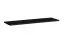 Elegant wandmeubel Balestrand 98, kleur: zwart - Afmetingen: 150 x 340 x 40 cm (H x B x D), met acht vakken