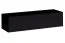 Elegant wandmeubel Balestrand 134, kleur: zwart / wit - Afmetingen: 200 x 310 x 40 cm (H x B x D), met push-to-open functie