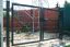 Buisframe draaipoort - enkel, Uitvoering:   antraciet gecoat, Hoogte: 103 cm, Doorgang: 150 cm