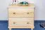 Ladekast /dressoir / nachtkastje massief grenen, natuur Junco 153 - Afmetingen: 55 x 60 x 40 cm (H x B x D)