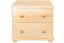 Ladekast /dressoir / nachtkastje massief grenen, natuur Junco 153 - Afmetingen: 55 x 60 x 40 cm (H x B x D)