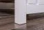 Jugendbett Kiefer massiv Vollholz weiß 65, inkl. Lattenrost - 180 x 200 cm (B x L)