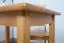 Tafel massief grenen kleur elzenhout Junco 227A (vierhoekig) - 90 x 60 cm (B x D)