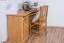 Bureau massief grenen massief houten elzenhout kleuren Junco 185 - Afmetingen: 74 x 138 x 83 cm (H x B x D)