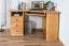 Bureau massief grenen massief houten elzenhout kleuren Junco 185 - Afmetingen: 74 x 138 x 83 cm (H x B x D)