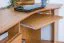 Bureau massief grenen massief houten elzenhout kleuren Junco 185 - Afmetingen: 74 x 138 x 83 cm (H x B x D)