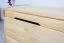 Kist massief grenen, natuur 006 - Afmetingen: 58 x 94 x 55,5 cm (H x B x D)