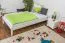 eenpersoonsbed / logeerbed massief grenen,, inclusief lattenbodem wit geschilderd, afmetingen: 90 x 200 cm