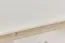 dressoir / ladekast massief grenen, wit gelakt Junco 134 - Afmetingen 118 x 80 x 42 cm