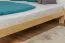 Tweepersoonsbed / logeerbed massief grenenhout, naturel A10, incl. lattenbodem - afmetingen 160 x 200 cm