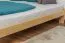 Futonbed / , vol hout, bed massief grenen natuur A10, incl. lattenbodem - afmetingen 160 x 200 cm