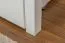 Kinderbett / Etagenbett / Funktionsbett Tim (umbaubar zu einem Tisch mit Bänken oder zu 2 Einzelbetten) Buche massiv weiß lackiert, inkl. Rollrost - 90 x 200 cm