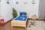 Kinderbett / Jugendbett Kiefer massiv Vollholz natur 78, inkl. Lattenrost - Abmessung 90 x 200 cm